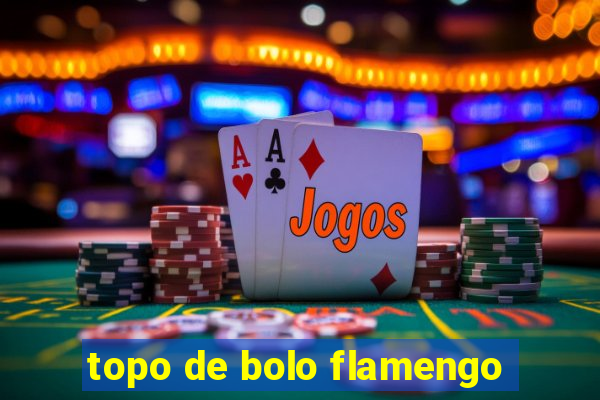 topo de bolo flamengo